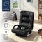 Best Choice Products 360-Degree Swivel Gaming Floor Chair w/ Armrest Handles, Foldable Adjustable Back